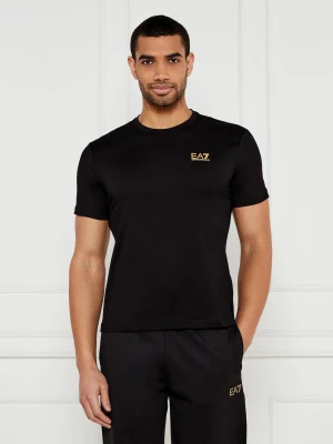 EA7 T-shirt | Regular Fit czarny