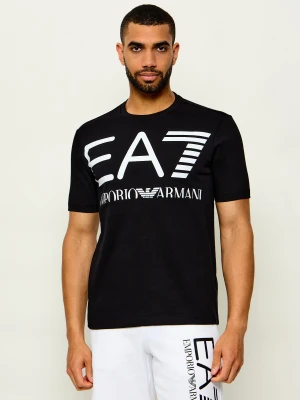 EA7 T-shirt | Regular Fit czarny