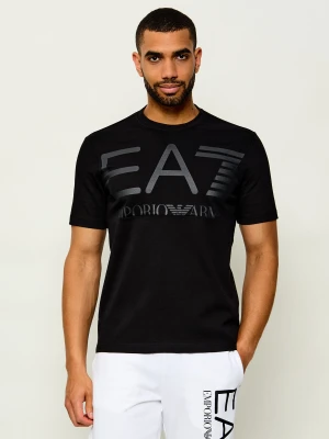 EA7 T-shirt | Regular Fit czarny