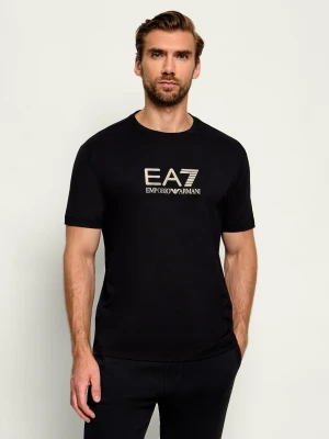 EA7 T-shirt | Regular Fit czarny