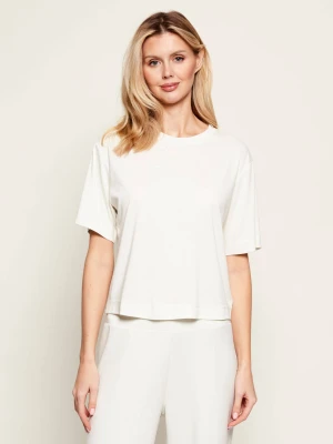 EA7 T-shirt | Relaxed fit ecru