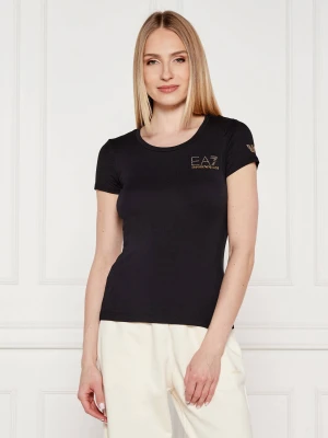 EA7 T-shirt | Slim Fit czarny