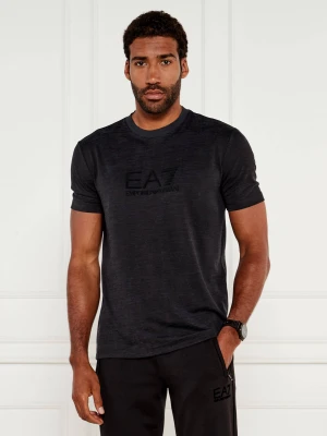 EA7 T-shirt | Slim Fit czarny