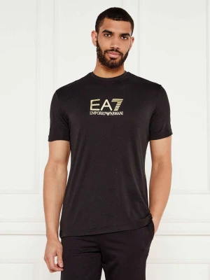 EA7 T-shirt | Slim Fit czarny