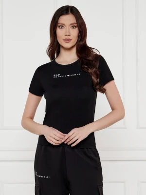 EA7 T-shirt | Slim Fit czarny