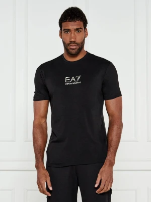 EA7 T-shirt | Slim Fit czarny