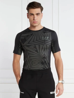 EA7 T-shirt | Slim Fit czarny