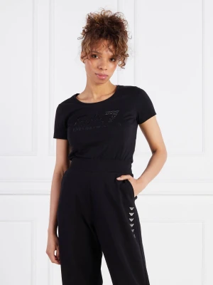EA7 T-shirt | Slim Fit czarny