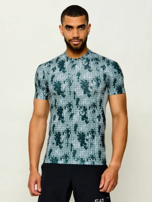 EA7 T-shirt | Slim Fit zielony