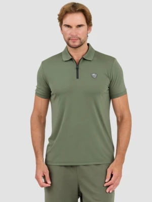 EA7 Zielona męska koszulka polo, Rozmiar L EA7 Emporio Armani
