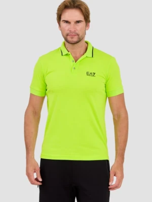 EA7 Zielona męska koszulka polo, Rozmiar XL EA7 Emporio Armani