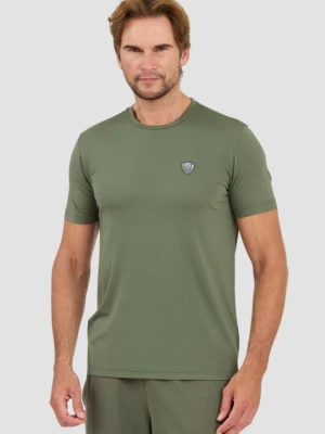 EA7 Zielony męski t-shirt, Rozmiar L EA7 Emporio Armani