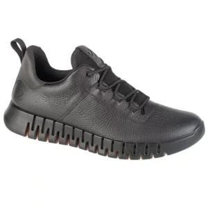 Ecco Gruuv M Lea GTX 525224-01001, Męskie, Czarne, buty sneakers, skóra licowa, rozmiar: 39