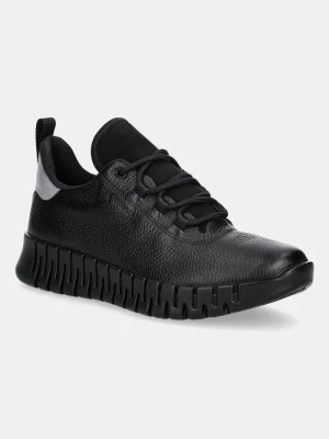 Ecco Gruuv Sneaker Lea Gtx czarny