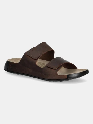 Ecco klapki nubukowe Cozmo 2-Strap