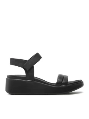 ECCO Sandały Flowt Wedge Lx W 27330351052 Czarny