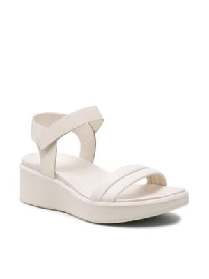 ECCO Sandały Flowt Wedge Lx W 27330359113 Beżowy