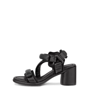 ECCO Sculpted Sandal LX 55 - Damskie skórzane sandały na obcasie - Czarny - Size: (UK 6)