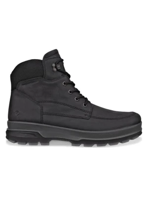 Ecco Skórzane botki "Rugged Track" w kolorze czarnym rozmiar: 45