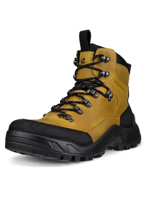 Ecco Skórzane buty trekkingowe "Offroad" w kolorze czarno-żółtym rozmiar: 45