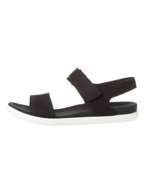 Ecco Skórzane sandały w kolorze czarnym rozmiar: 36