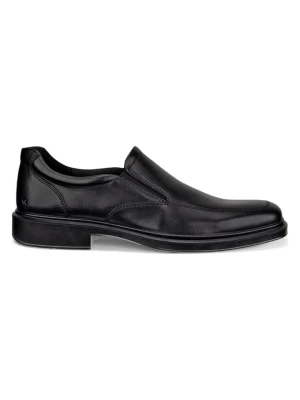 Ecco Skórzane slippersy "Elliot" w kolorze czarnym rozmiar: 45