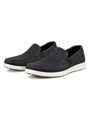Ecco Skórzane slippersy "S Lite Moc" w kolorze czarnym rozmiar: 45