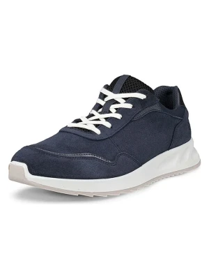 Ecco Skórzane sneakersy "Otm" w kolorze granatowym rozmiar: 40