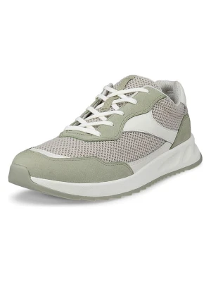 Ecco Skórzane sneakersy "Otm" w kolorze zielono-białym rozmiar: 39