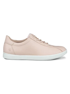 Ecco Skórzane sneakersy "Travel" w kolorze jasnoróżowym rozmiar: 36