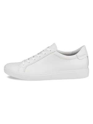 Ecco Skórzane sneakersy w kolorze białym rozmiar: 40