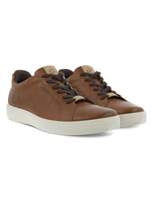 Ecco Skórzane sneakersy w kolorze brązowym rozmiar: 45