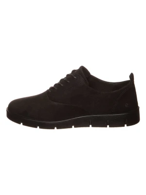 Ecco Skórzane sneakersy w kolorze czarnym rozmiar: 38