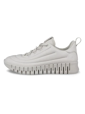 Ecco Skórzane sneakersy w kolorze szarym rozmiar: 38
