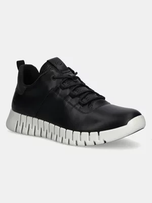 Ecco sneakersy skórzane Gruuv Sneaker Lea męskie kolor czarny 525204-51052