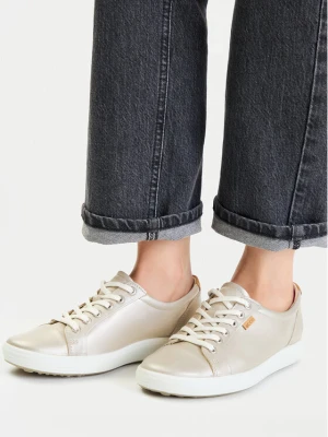 ECCO Sneakersy Soft 7 43000361160 Złoty