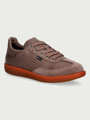 Ecco Soft 11 sneakersy damskie skórzane brązowy