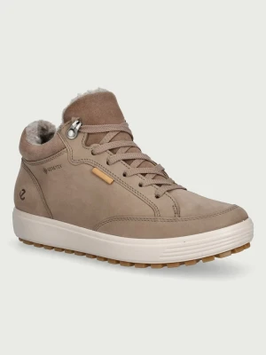 Ecco Soft 7 sneakersy damskie skórzane beżowy