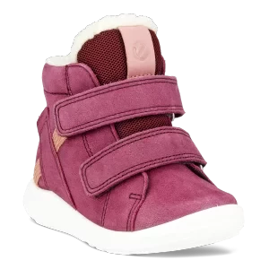 ECCO SP.1 Lite Infant - Dziecięce buty nubukowe z Gore-Tex - Czerwony - Size: (UK 3.5)