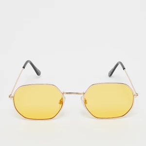 Eckige Sonnenbrille - Gelb, marki SNIPESBags, w kolorze Żółty,Złoty, rozmiar
