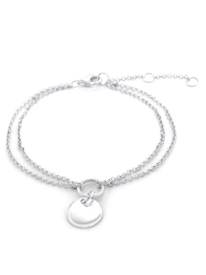 Eclat d'Argent Srebrna bransoletka z elementem ozdobnym rozmiar: onesize