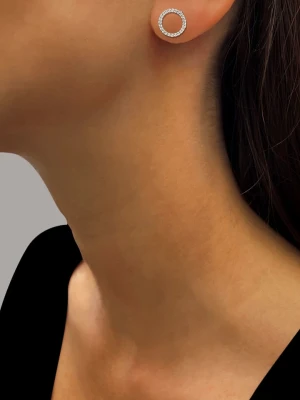 Eclat d'Argent Srebrne kolczyki-wkrętki rozmiar: onesize