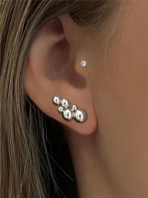 Eclat d'Argent Srebrne kolczyki-wkrętki rozmiar: onesize