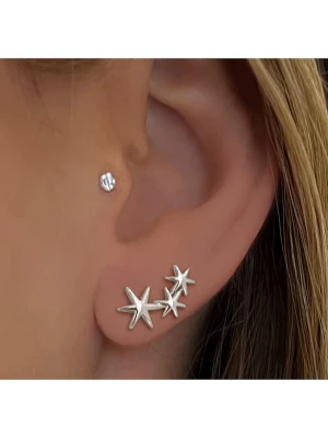 Eclat d'Argent Srebrne kolczyki-wkrętki rozmiar: onesize