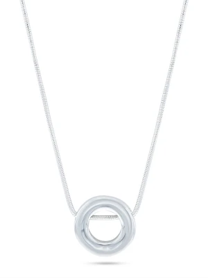 Eclat d'Argent Srebrny naszyjnik z zawieszką - dł. 39 cm rozmiar: onesize