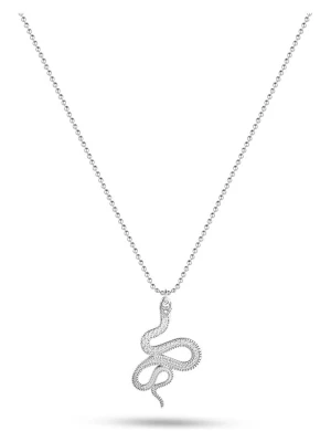 Eclat d'Argent Srebrny naszyjnik z zawieszką - dł. 40 cm rozmiar: onesize