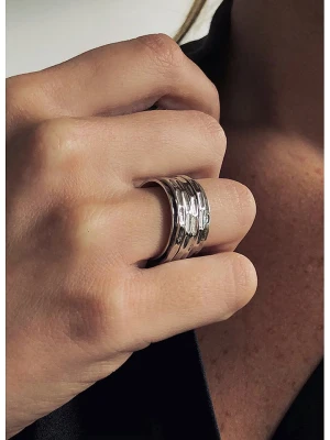 Eclat d'Argent Srebrny pierścionek rozmiar: 58