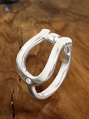 Eclat d'Argent Srebrny pierścionek rozmiar: 52