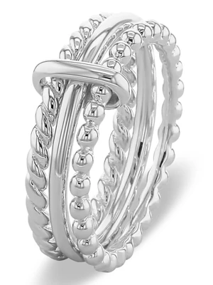 Eclat d'Argent Srebrny pierścionek rozmiar: 52