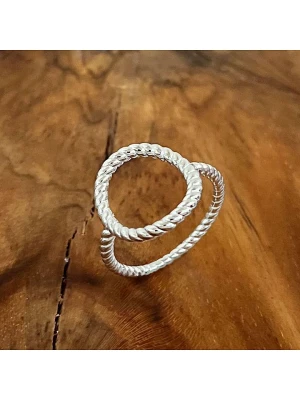 Eclat d'Argent Srebrny pierścionek rozmiar: 60